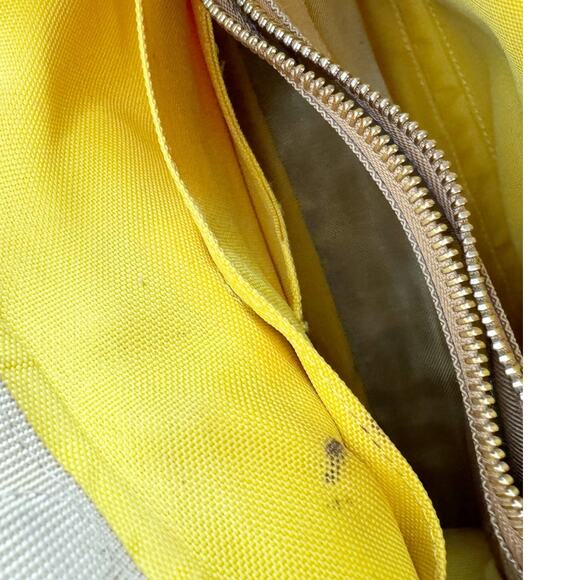 Eric Javits NY Womens Metallic Raffia Double Chain-Link Strap Purse Gold Silver - Picture 12 of 12